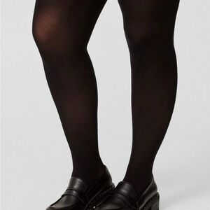 Torrid Black Opaque Tights non-control top